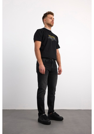 Vigoss Actıon Erkek Denim Pantolon 73249-73537 Siyah - Siyah