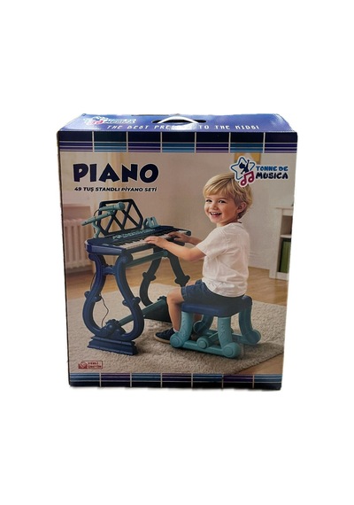 Urt034-002 Ayaklı 49 Tuş Piano Org - Lacivert