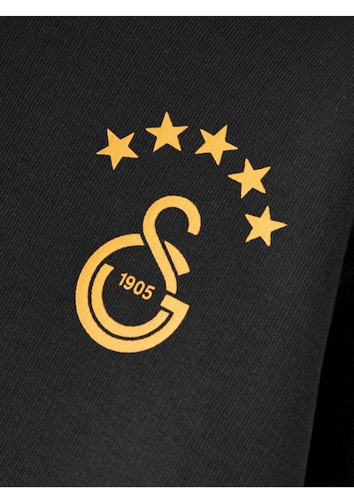 Gsstore Galatasaray Puma Çocuk Kapüşonlu Sweatshirt 78291426 Siyah