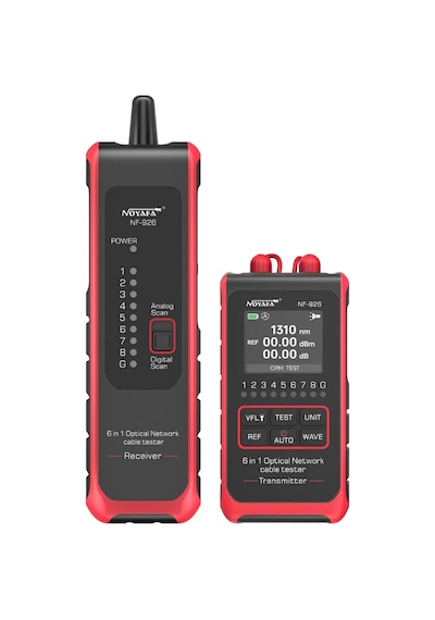 Noyafa Nf-926 6 Sı 1 Arada Fiber Optik Test Cihazı Opm Vfl Işık Kaynağı Fiber Tanımlayıcı