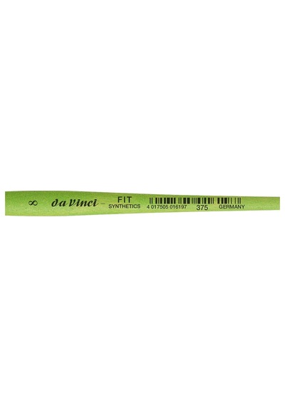 Da Vinci 375 Serisi Filbert Şekilli Fırça, 8, Sentetik Elyaf, Yeşil, 19,5 X 0,75 X 30 Cm