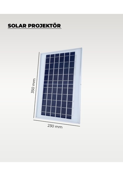 60w Solar Projektör Ip67 Beyaz Işık Su Geçirmez - Dış Mekan 1 ADET