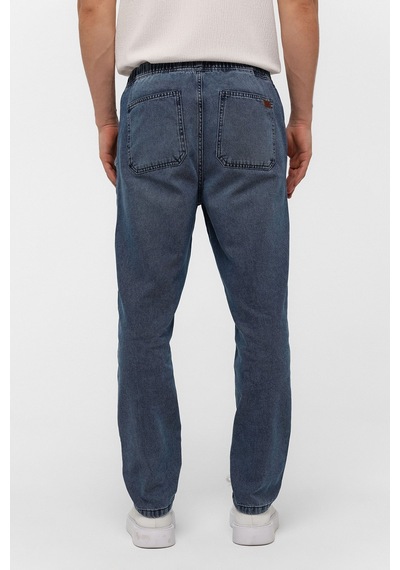 Backandbond Mavi Smart Fit Lastikli Denim Pantolon Çok Renkli