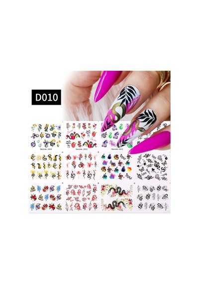 Su Transferli Nail Art Sticker D010 52377-2