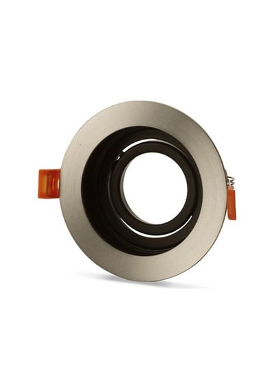 Noas Amazon Saten - Yuvarlak Led Spot Boş Kasa Yl60 - 1662 Gri - Beyaz