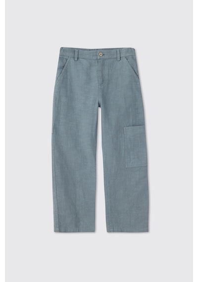 Panço Erkek Çocuk İndigo Pantolon 2611bk04016 Mavi
