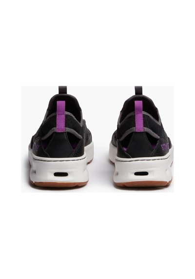 Strike Bluefin Sandal - Black Lthr&text W/purple
