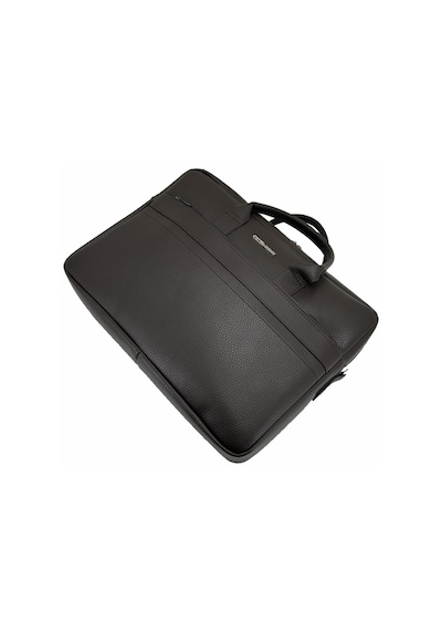 Ççs London 71450 Vegan Deri Laptop Evrak Çantası 15 İnç Kahve Çok Renkli