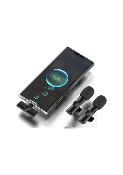 Deyatech Android Uyumlu 2'li Wirelles K9 Mikrofonu Cep Telefonu İ