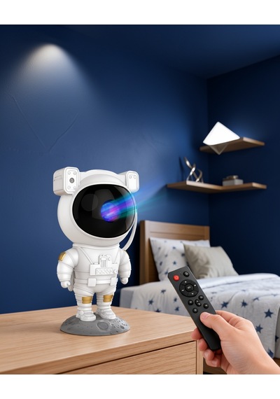 Astronot Projeksiyon Lambası Bluetooth'lu