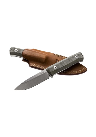 Lionsteel B40 Canvas – Green Kamp Bıçak Gri