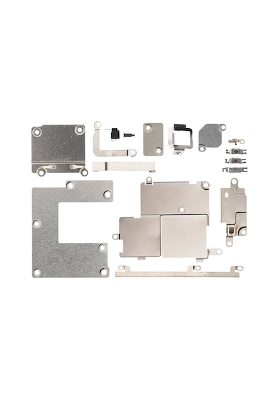 Apple Uyumlu iPhone 11 Pro Max Kasa Anakart İç Aksam Metal Kapaklar Braket Set