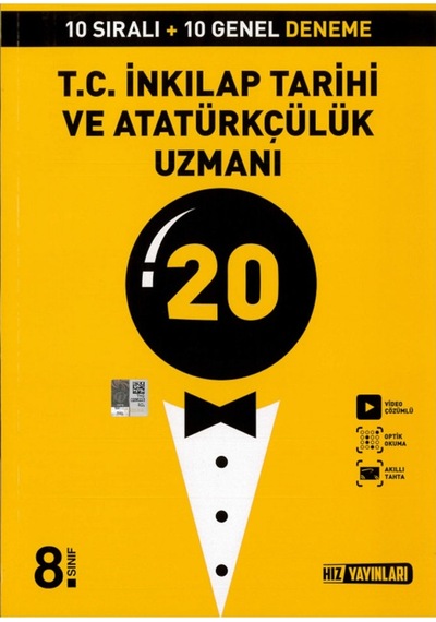8 Sınıf Inkılap Uzman Deneme 20 Hız Yayınları