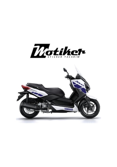 Yamaha Xmax 2015 Uyumlu Sticker Parliament Blue Edition Takım Sticker