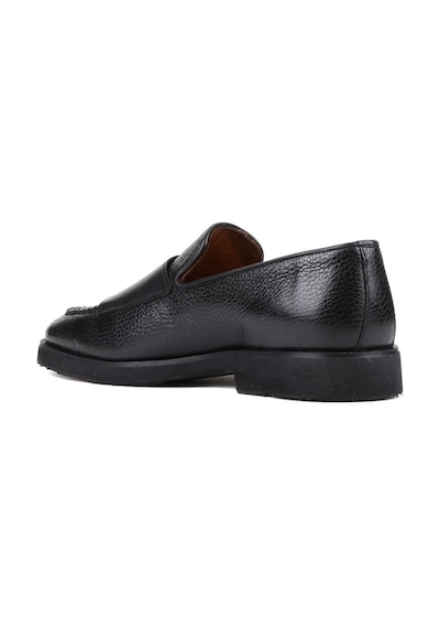 Shoetyle - Siyah Deri Tokalı Erkek Klasik Ayakkabı 250-2750-865-siyah