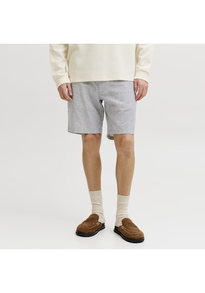 Erkek Keten Cepli Chino Sort - Dave - 12229629 - 1 Blue Indigo