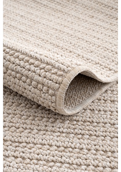 Retro Plain Krem Düz Dokuma Halı A3190a Krem