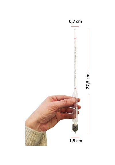 Aek-Tech 0-100 Alkol-Metre Hidrometre N11.29483