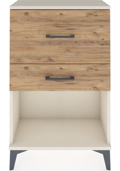 Arges Komodin 2 Çekmeceli 60x30x96 Aytaşı-çam Aytaşı