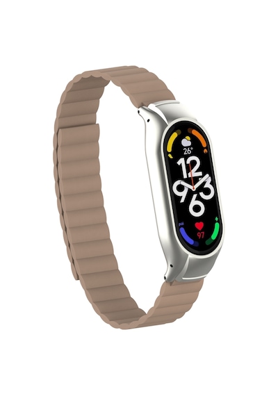 Xiaomi Mi Band 7 Uyumlu Krd-69 Nrtk Kordon-kahve Açık