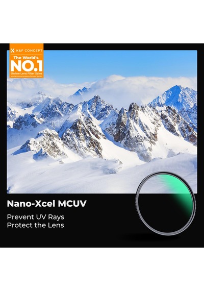 K&f Concept 43mm Nano-x Mcuv Çok Katmanlı 8k Uv Filtre - Ultra İnce