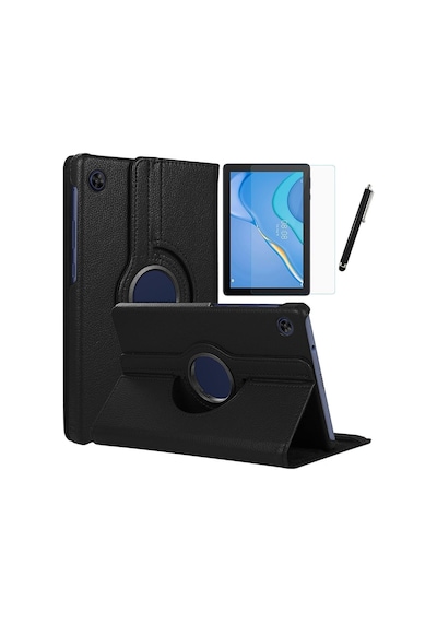 Huawei Matepad T10 / T10s Uyumlu 360 Dönebilen Standlı Koruyucu Kılıf Nano Cam Ve Kalem Seti Huawei Matepad T10 / T10s Uyumlu 360 Dönebilen Standlı Koruyucu Kılıf Nano Cam Ve Kalem Seti