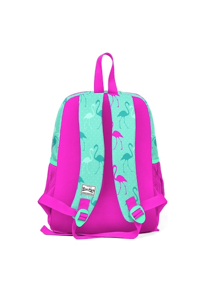 Coral High Kids Su Yeşili Flamingo Desenli İki Bölmeli İlkokul Sı