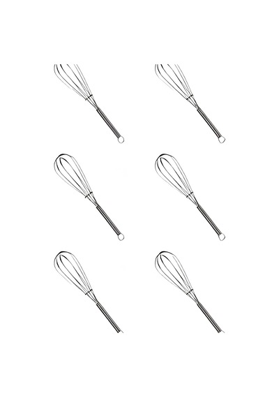 Paslanmaz Çelik Çırpıcı Çay Kaşığı Seti, Mini Karıştırıcı Tel Tasarım, Dayanıklı Ve Şık, 6'li Set Diğer