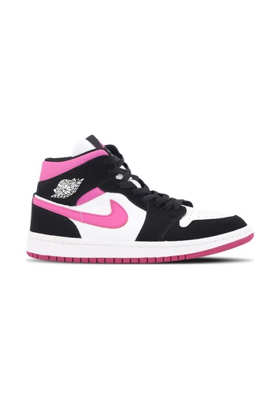 Nike AIR JORDAN 1 MID Kadın  Siyah / Pembe Sneaker