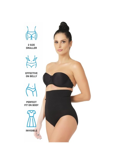 Siyah Mı Emay 2029 Masajlı Double Slip Korse Siyah