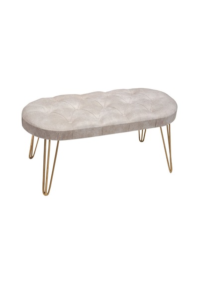 Louca Bench, Kırık Beyaz Gold Krem