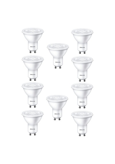 Philips 4,7w 50w 2700k Sarı Işık Gu10 Duylu Par16 Led Spot 10 Adet