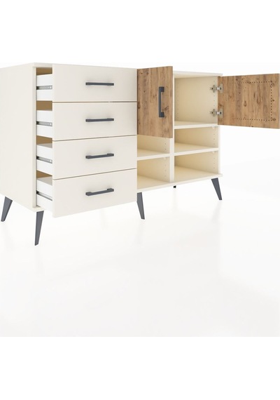 Hyperion Konsol 4 Raflı 4 Çekmeceli 2 Kapaklı 132x44x83 Aytaşı-çam/aytaşı Çam/aytaşı Hyperion Konsol 4 Raflı 4 Çekmeceli 2 Kapaklı 132x44x83 Aytaşı-çam/aytaşı Çam/aytaşı