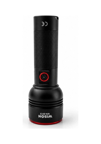 Wison Ws-5572 20watt 2000 Lümen Uzun Menzilli Usb Type-c Şarjlı El Feneri Açık Kırmızı