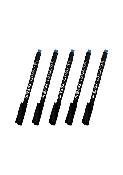 Globox Cd Kalemi S 5 Adet Asetat Kalem Siyah