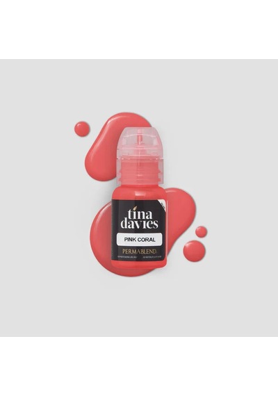 Perma Blend Tina Davies Pink Coral Kalıcı Makyaj Dudak Pigmenti 15ml