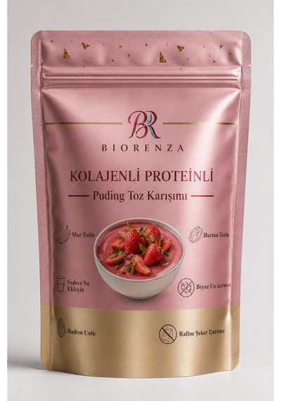 Kolajenli Proteinli Meyveli Puding Toz Karışımı 100 G