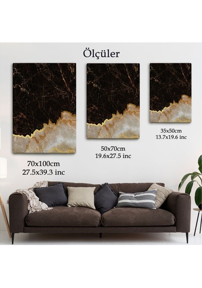 Es10 modagos068 Mermer Desenli Dekoratif Kanvas Tablo-5176 (50 x 70)
