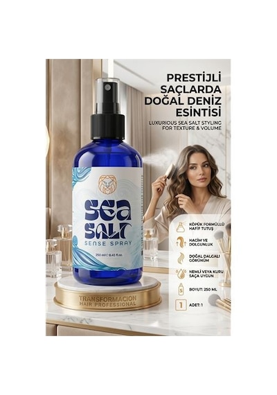 Deniz Tuzu Spreyi Plaj Dalgası Hacim Veren Saç Şekillendirici 250 Ml 723068