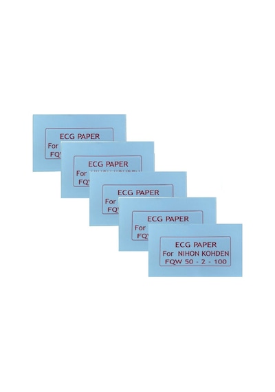 Ecg Kağıdı Nihon Kohden Fqw 50-2-100 Z Katlamalı 5 Adet 100 Sayfa