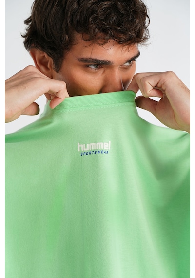 Hummel Lessı Oversıze Kısa Kollu Tişört 912132-7622 Yeşil