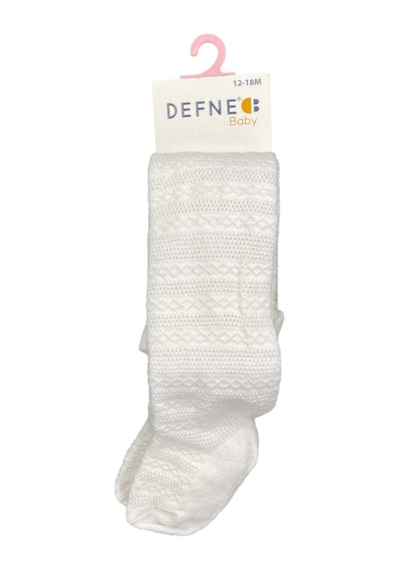 Defne Baby Bebek Külotlu Çorap J005-21 Desenli Çok Renkli