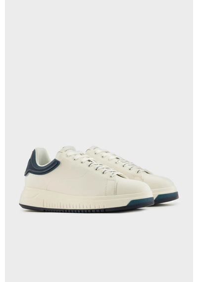 Emporio Armani Erkek Ayakkabı Em003663 Af18212 Fb060 Ekru-yeşil Ekru-yeşil