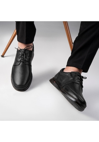 String Hakiki Deri Comfort Ortopedik Erkek Günlük Ayakkabı, Baba Ayakkabısı, Ortopedik Ayakkabı