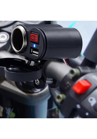 Motosiklet Çakmaklık Usb Şarj Soketi