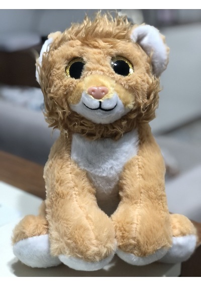 Sevimli Aslan Peluş Oyuncak Uyku Arkadaşı Büyük Boy 35 Cm Çok Renkli