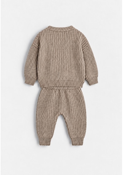Cigit Selanik Triko Bebek Takım 1-5 Yaş Bej
