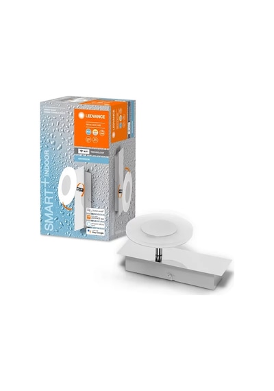 Ledvance Smart Wifi 8W Akıllı Sarı - Beyaz Işık Banyo Apliği