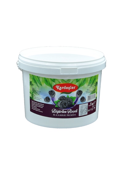 Kardeşler Şekerleme Böğürtlen Reçeli Kova 5 KG