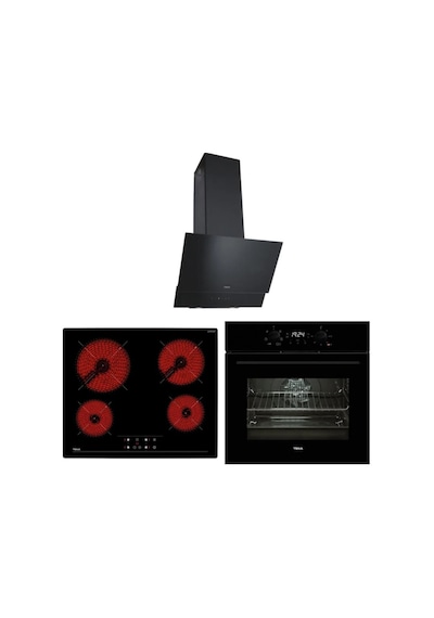 Teka HEB 723 BK - TZ 6415 - ATV 60 BK Siyah Ankastre Set